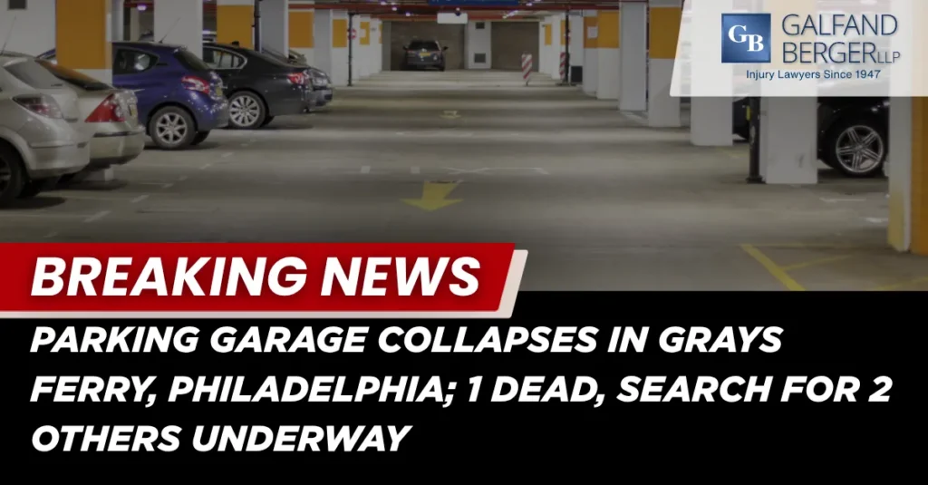 South Philadelphia Garage collapse